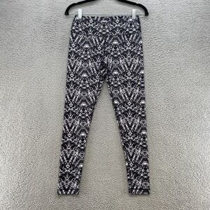 90 Degree Leggings Womens Small High‎ Rise Black White Athleisure Gym Workout
